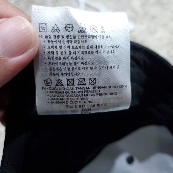 Nike Hat Cap Strapback Boys Size 4-7 Black Sport Running Outdoor Solid Polyester - Picture 7 of 9